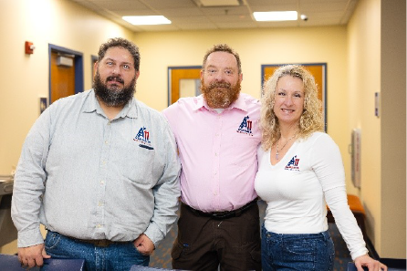 Left to right: Moe Pelkey – Director Veteran Outreach, Founder/CEO – Lee Gidden, Co-founder/Director of Administration - Tracy Gidden